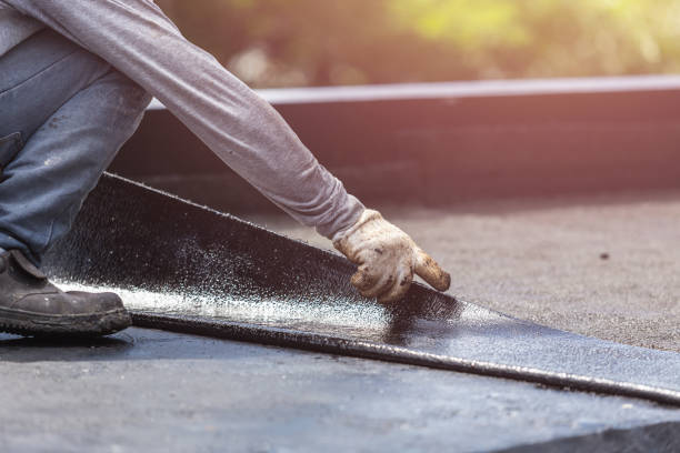 Professional Crawl Space Encapsulation technician working in Urbana, IL